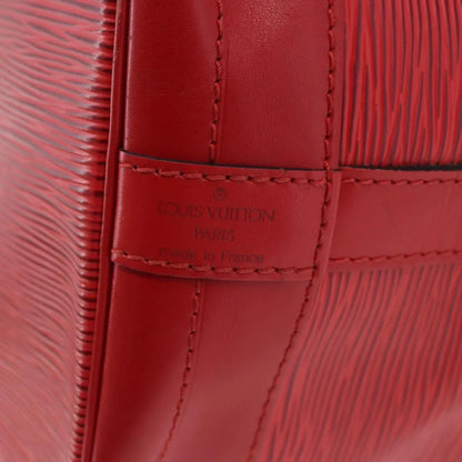 Louis Vuitton Noe Epi Leather, Red, Leather, Shoulder Bag