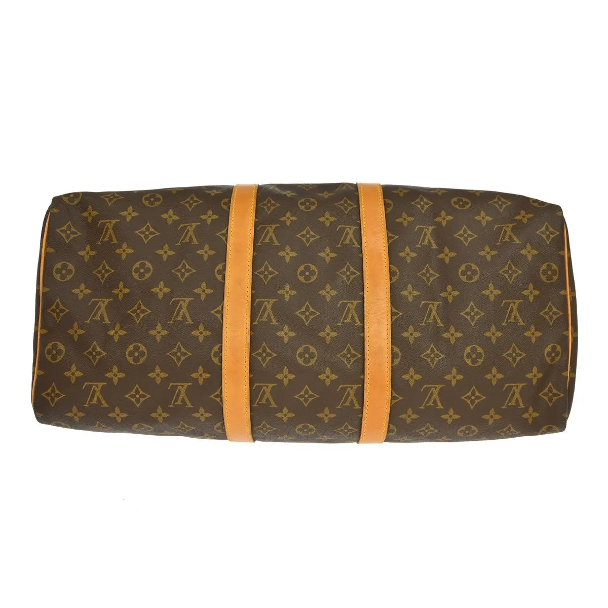Louis Vuitton Keepall Monogram, Brown, Canvas, Travel Bag