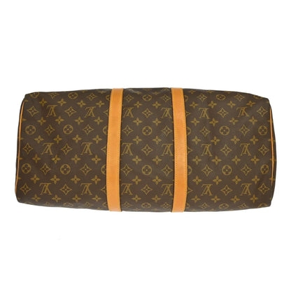Louis Vuitton Keepall Monogram, Brown, Canvas, Travel Bag