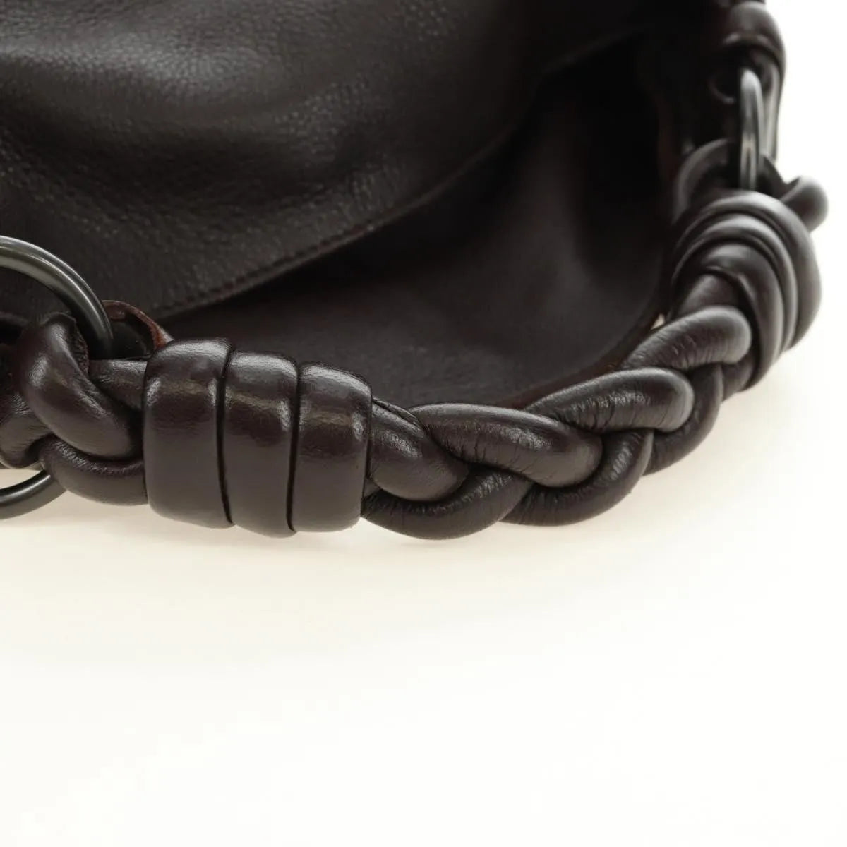 Bottega Veneta Cocker Hobo Leather, Brown, Leather, Handbag