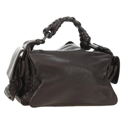 Bottega Veneta Cocker Hobo Leather, Brown, Leather, Handbag