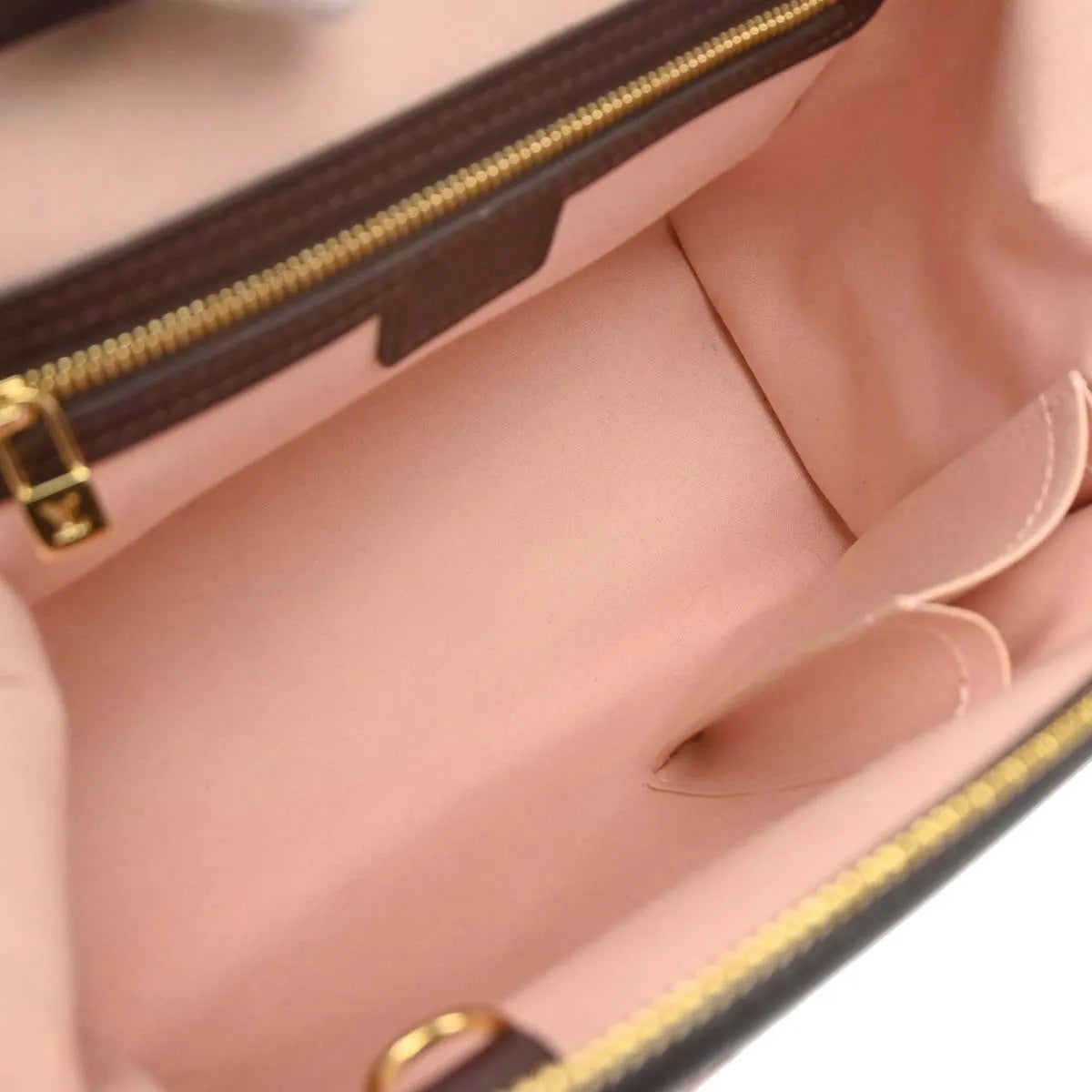 Louis Vuitton Joséphine Mini Lin, Burgundy, Canvas, Handbag