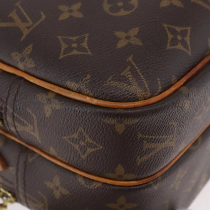 Louis Vuitton Reporter Monogram, Brown, Canvas, Shoulder Bag