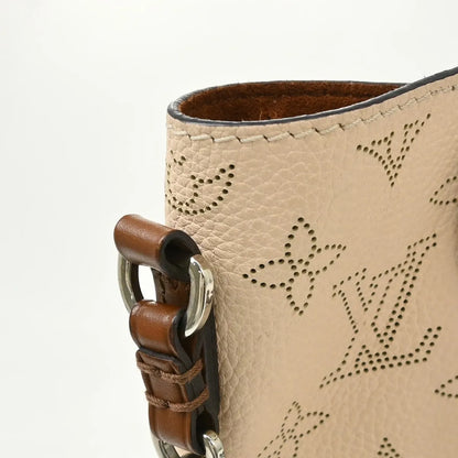 Louis Vuitton Hina Mahina Leather, Beige, Leather, Tote Bag