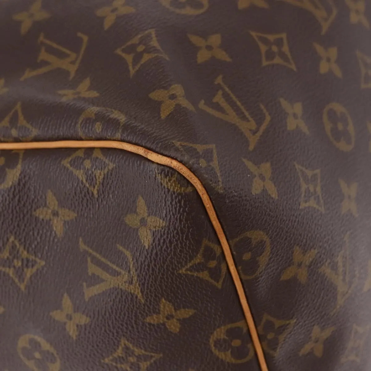 Louis Vuitton Keepall Bandoulière Monogram, Brown, Canvas, Travel Bag