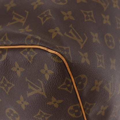 Louis Vuitton Keepall Bandoulière Monogram, Brown, Canvas, Travel Bag