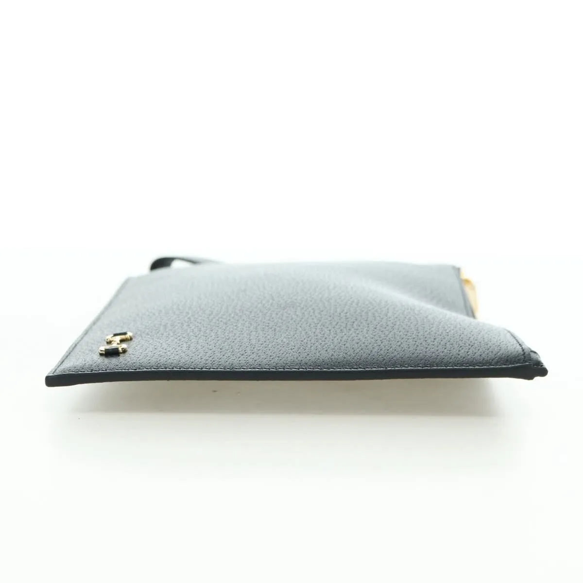 Gucci Horsebit 1955 GG Canvas and white leather, Black, Leather, Clutch