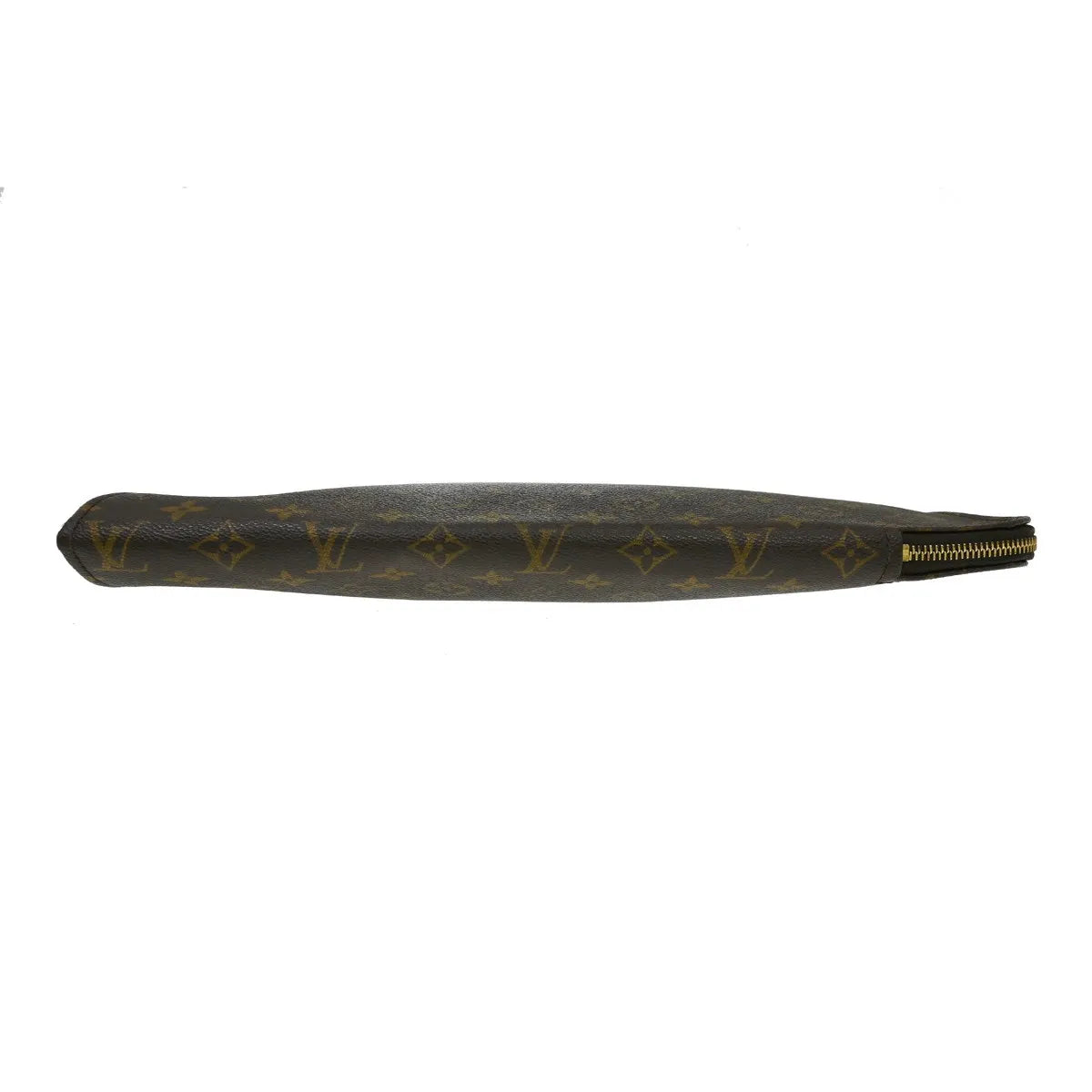 Louis Vuitton Poche Documents Monogram Canvas, Brown, Canvas, Clutch