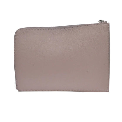 Louis Vuitton Zip Around Pochette Jour Leather, Beige, Calfskin, Clutch