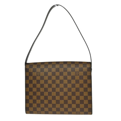 Louis Vuitton Tribeca Carre Damier, Brown, Canvas, Shoulder Bag