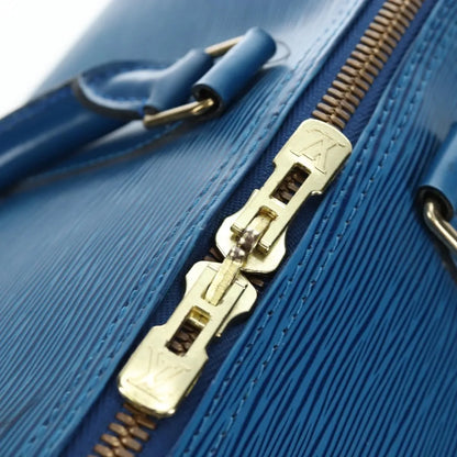 Louis Vuitton Keepall Epi Leather, Blue, Leather, Travel Bag