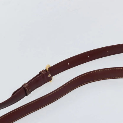 cartier Must de cartier Leather, Burgundy, Leather, Shoulder Bag