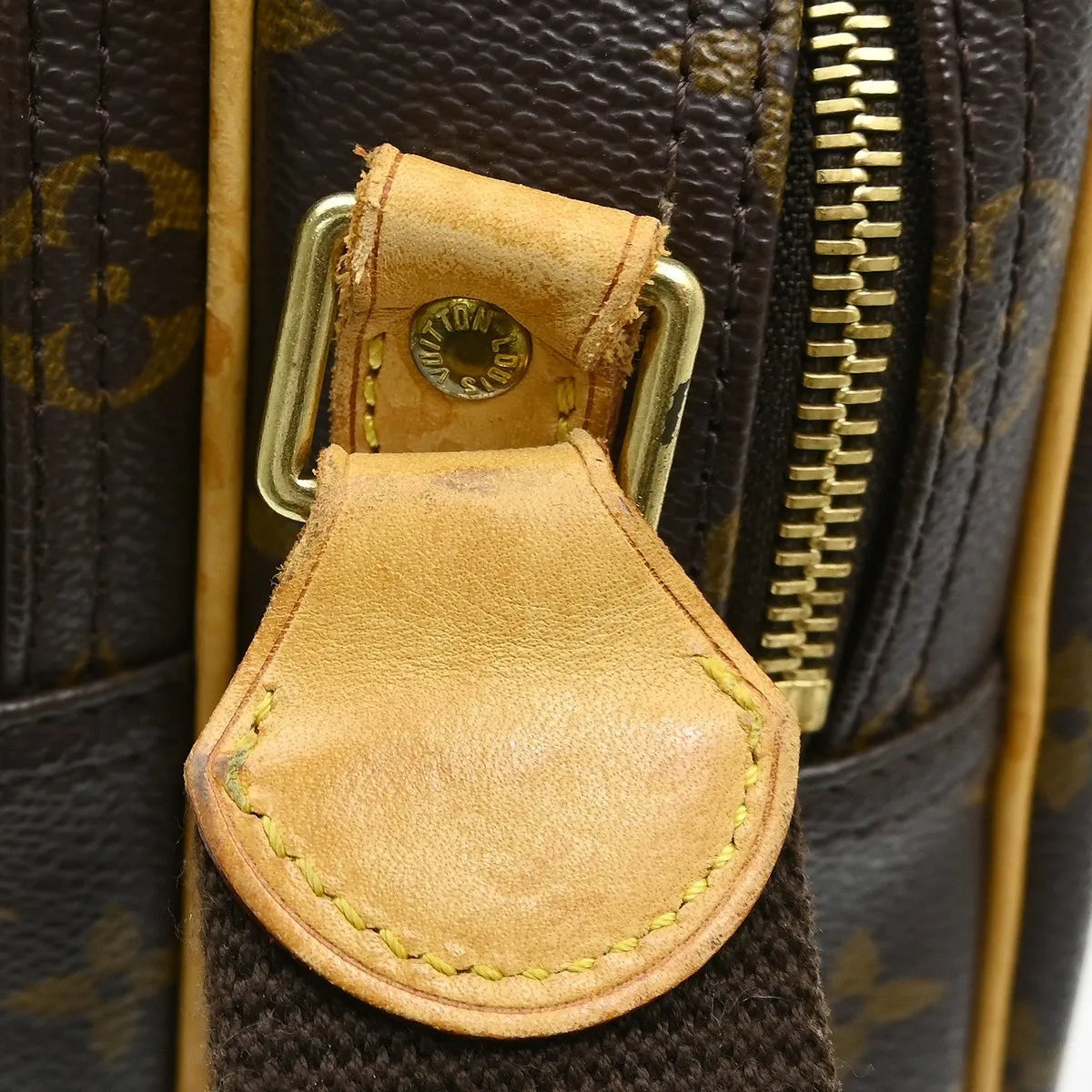 Louis Vuitton Reporter Monogram, Brown, Canvas, Shoulder Bag