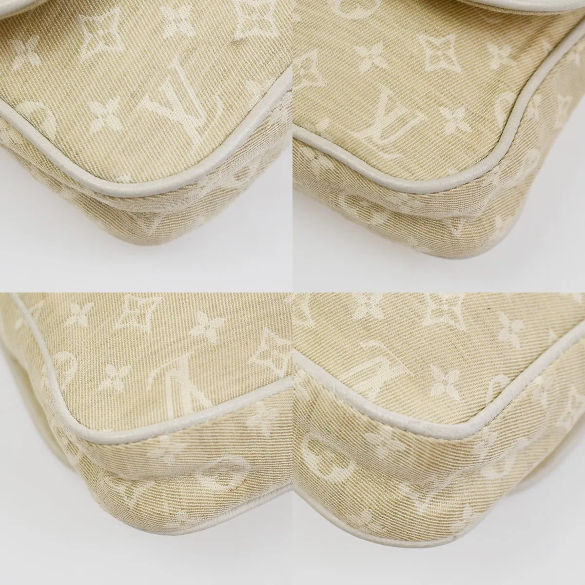 Louis Vuitton Cancun Pochette Monogram Mini Canvas, Beige, Canvas, Clutch
