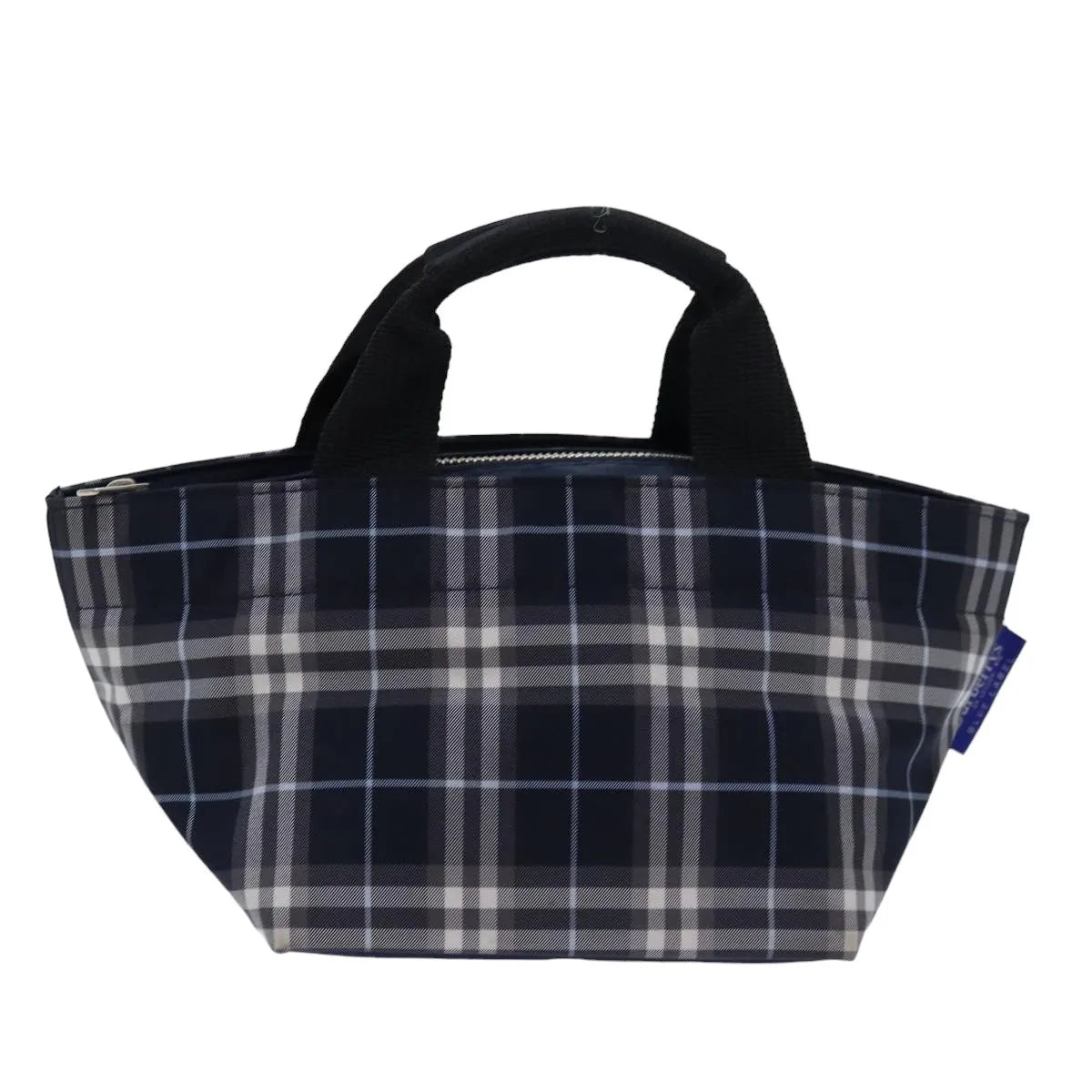 Burberry Nova Check Blue Label Nylon, Navy, Nylon, Handbag