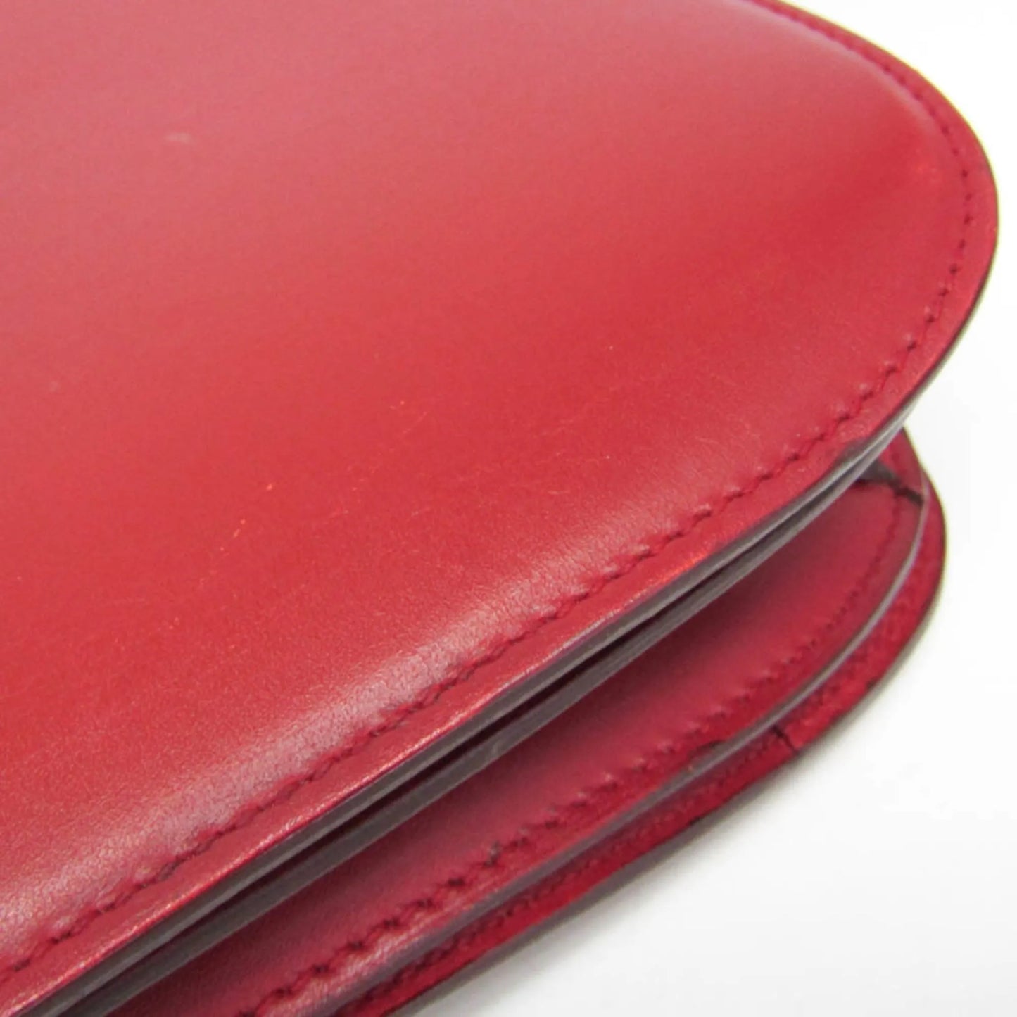 Celine Classic Box Smooth Leather, Red, Calfskin, Handbag