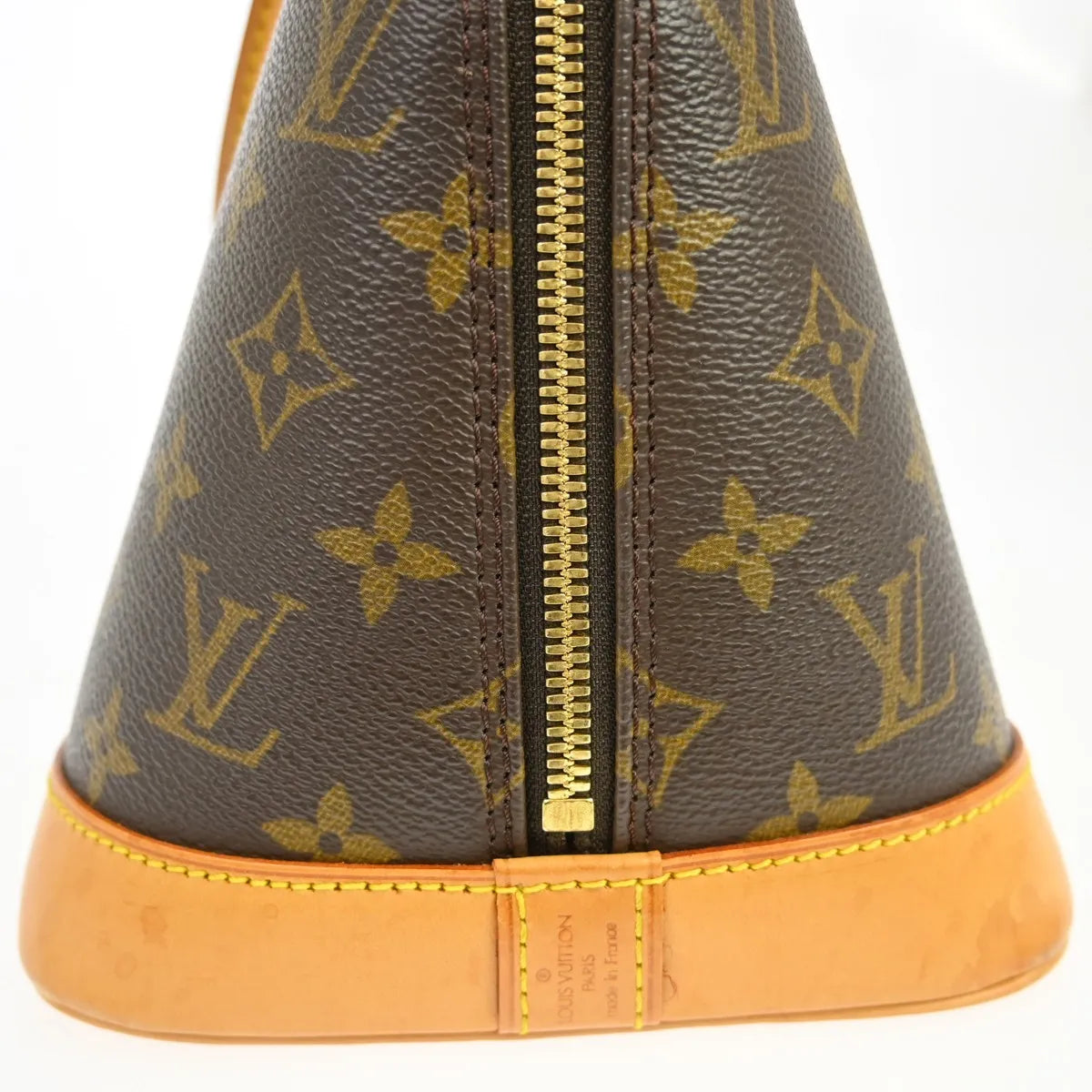 Louis Vuitton Alma Monogram, Brown, Canvas, Handbag