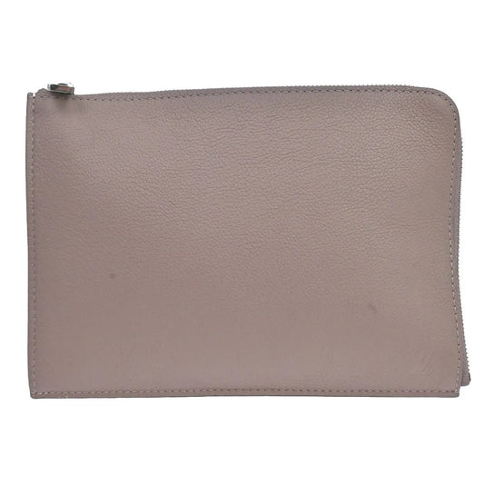 Louis Vuitton Zip Around Pochette Jour Leather, Beige, Calfskin, Clutch
