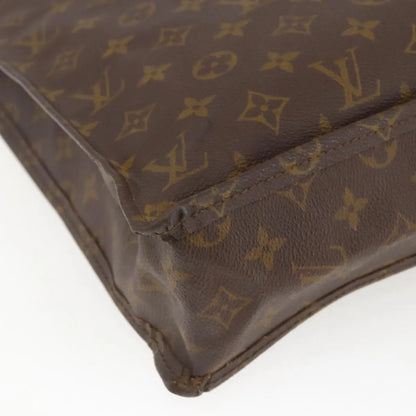 Louis Vuitton Sac Plat Monogram, Brown, Canvas, Tote Bag