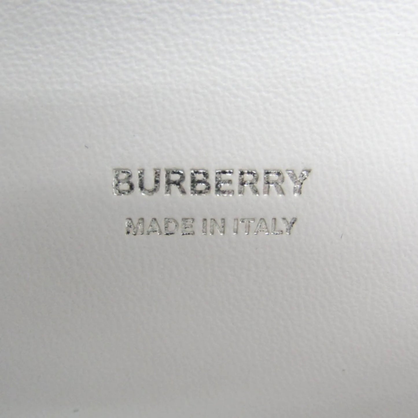 Burberry Olympia Flap Leather, White, Leather, Shoulder Bag