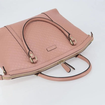 Gucci Britt Convertible Dome Satchel Microguccissima Leather, Pink, Leather, Tote Bag