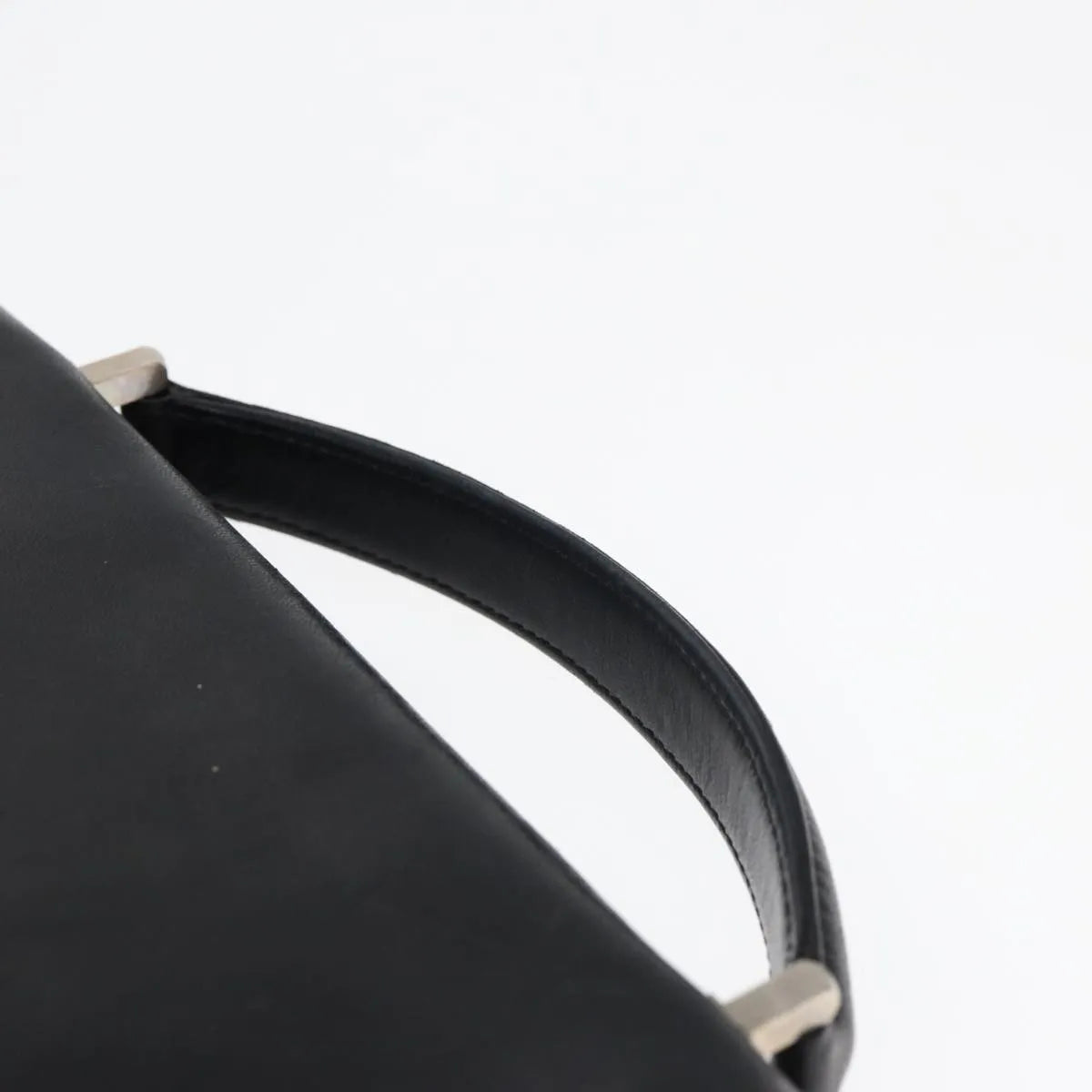Fendi Vintage Leather, Black, Leather, Handbag