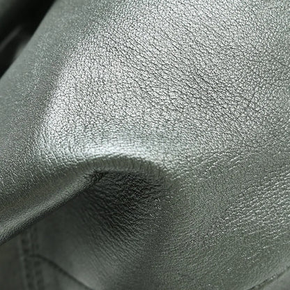 Loewe Aire Hobo Leather, Gray, Leather, Handbag