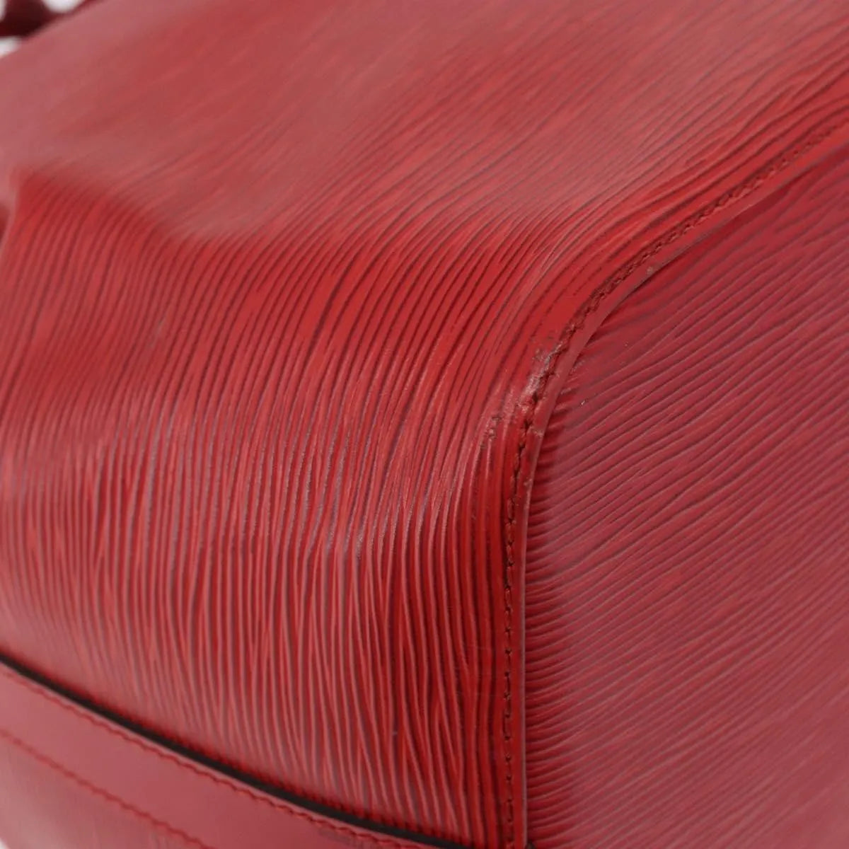 Louis Vuitton Petit Noe Epi Leather, Red, Leather, Shoulder Bag