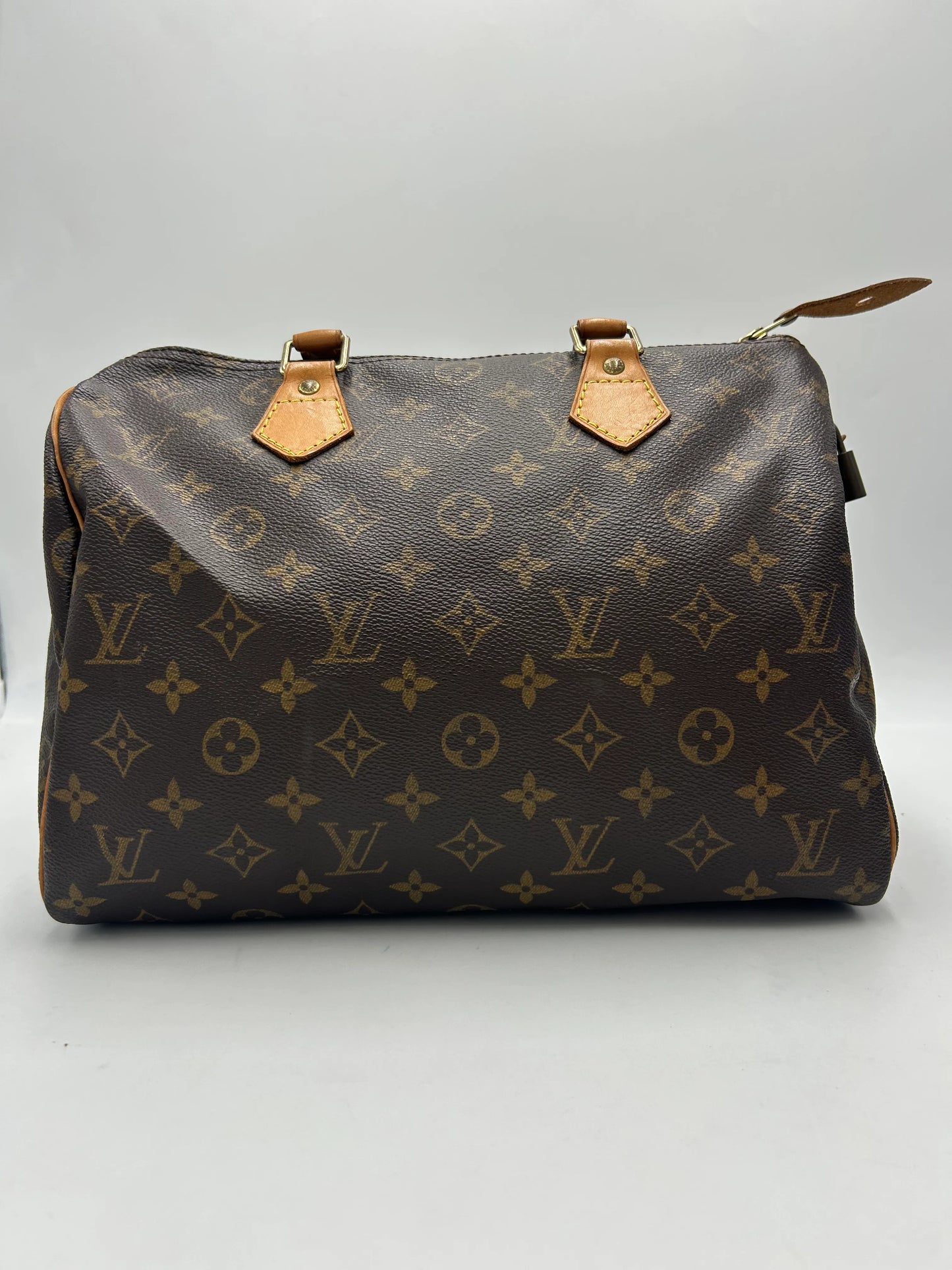 Louis Vuitton Speedy Monogram Canvas, Brown, Canvas, Handbag
