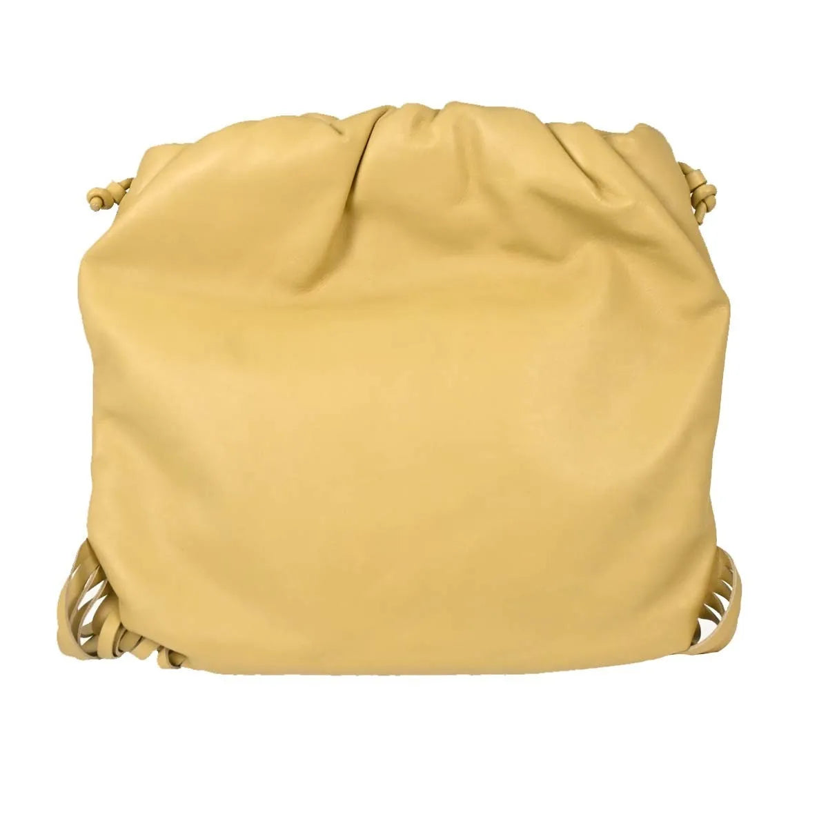 Bottega Veneta The Fringe Leather, Beige, Leather, Clutch