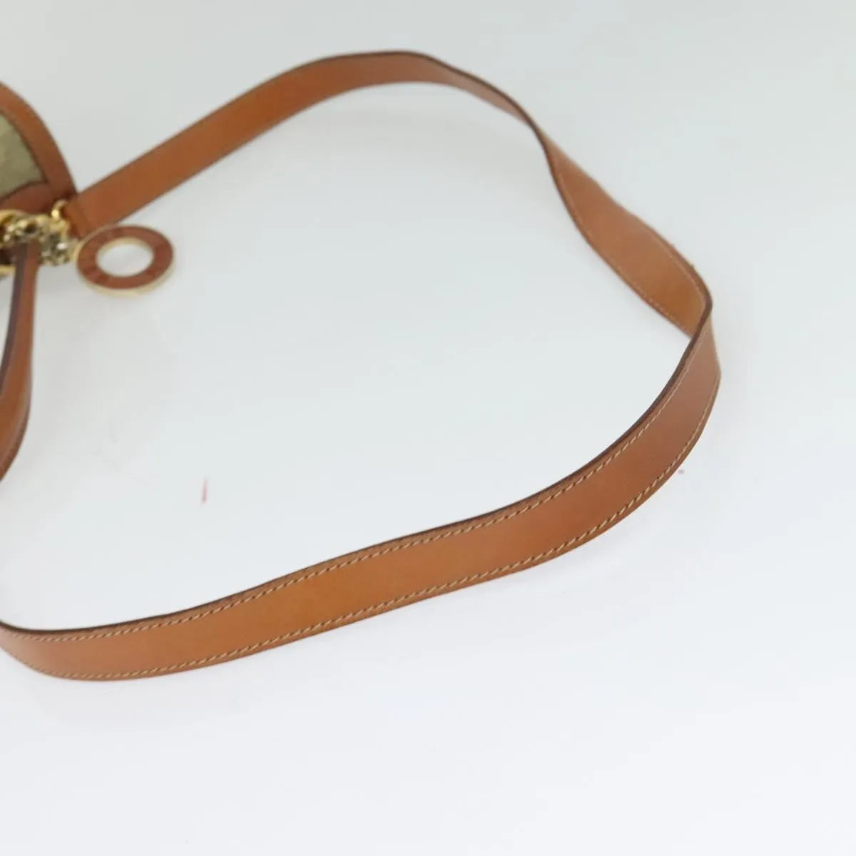 Celine Vintage Convertible Top Handle Macadam Coated Canvas, Beige, Canvas, Handbag