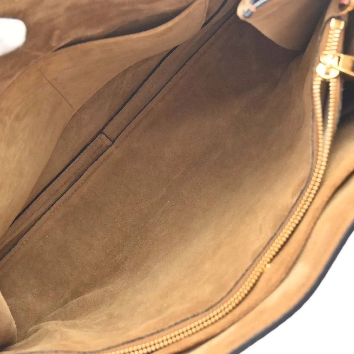 Loewe Gate Tote Leather, Black, Leather, Tote Bag