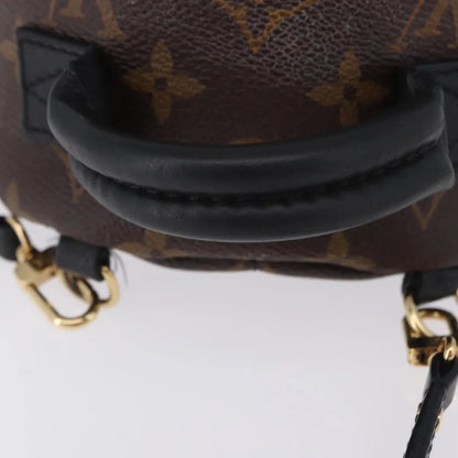 Louis Vuitton Palm Springs Monogram, Brown, Canvas, Backpack
