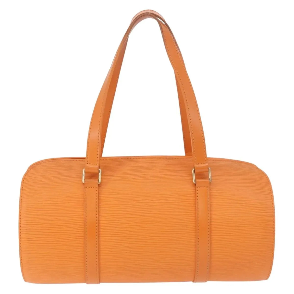 Louis Vuitton Soufflot Epi Leather, Orange, Leather, Handbag