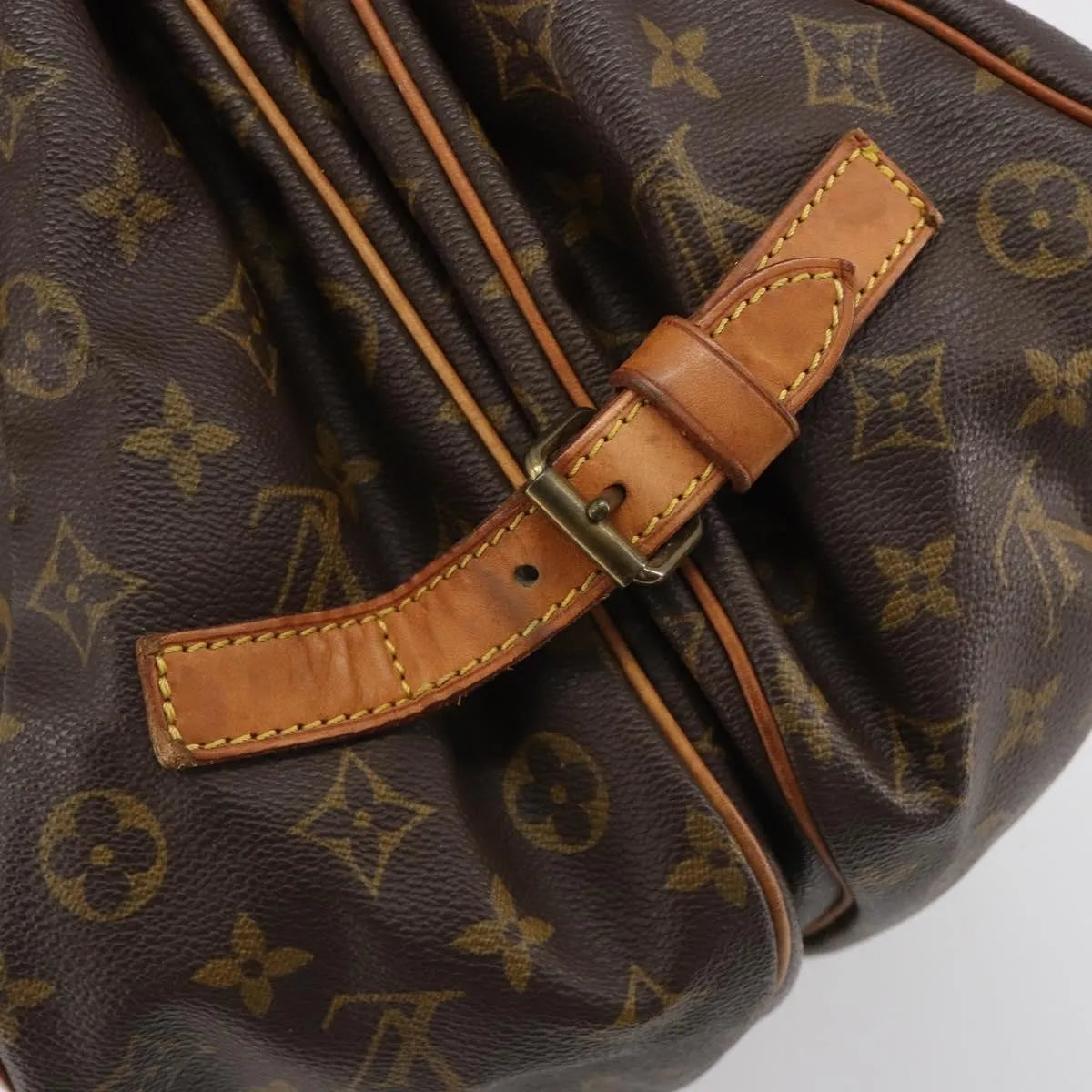 Louis Vuitton Saumur Monogram Canvas, Brown, Canvas, Shoulder Bag