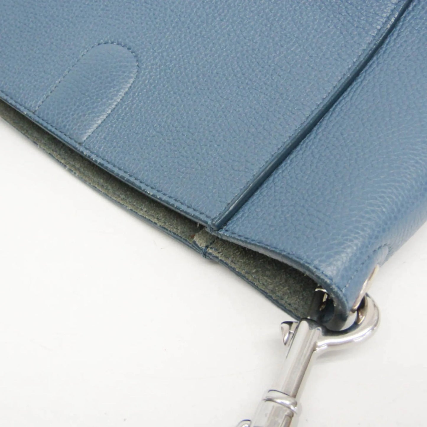 Celine Sangle Seau Calfskin, Blue, Leather, Shoulder Bag