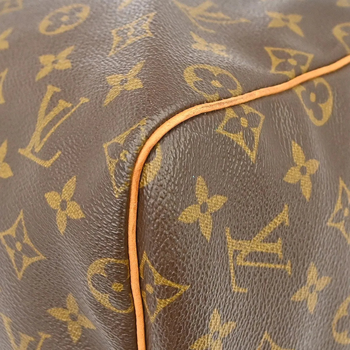 Louis Vuitton Keepall Monogram, Brown, Canvas, Travel Bag