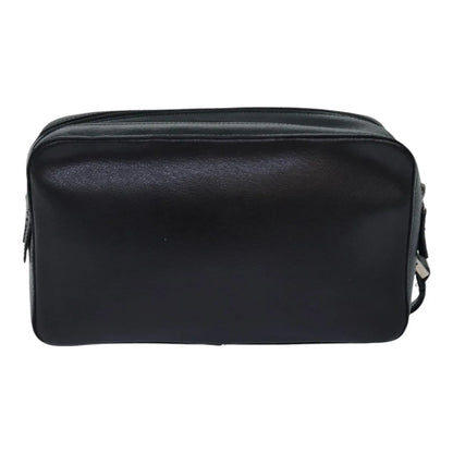 Versace Vintage Clutch Leather, Black, Leather, Clutch