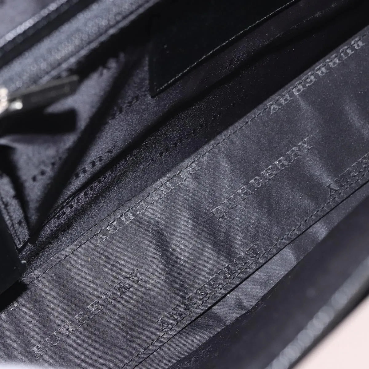 Burberry Vintage Leather, Black, Leather, Briefcase