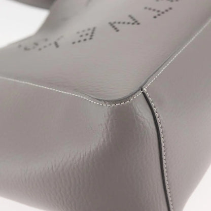 Stella McCartney Alter Tote Leather, Gray, Leather, Tote Bag