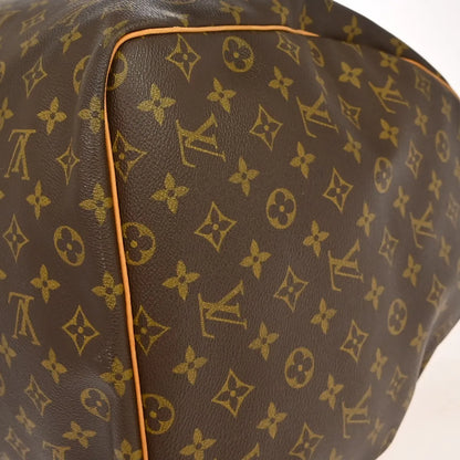 Louis Vuitton Keepall Monogram, Brown, Canvas, Travel Bag