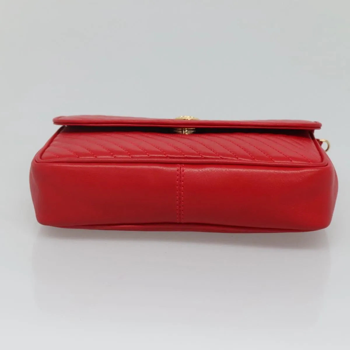Celine Vintage Leather, Red, Leather, Shoulder Bag