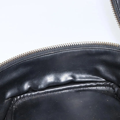Chanel Vintage Cosmetic Case Lambskin, Black, Leather, Clutch