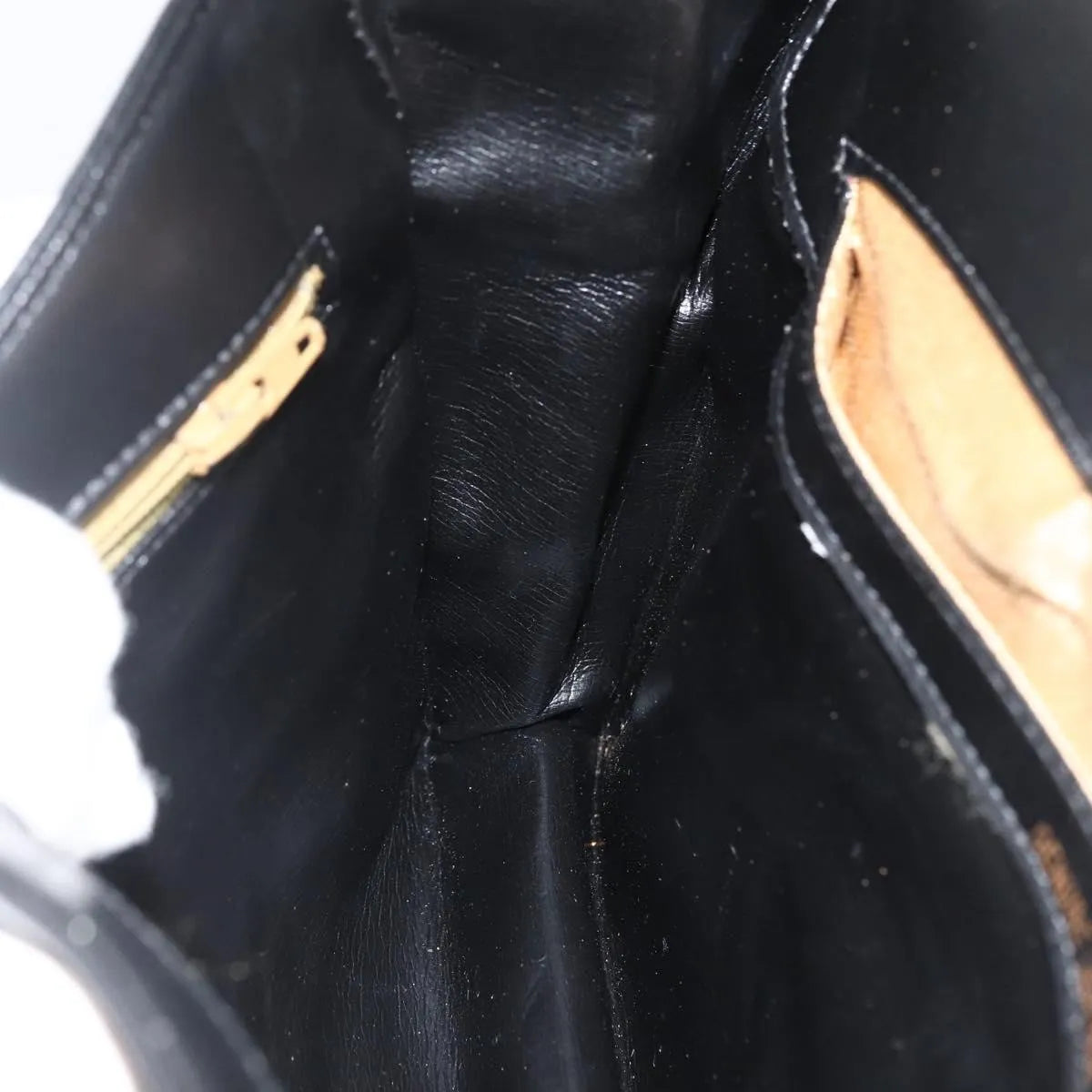 Givenchy Vintage 4G Leather, Black, Leather, Shoulder Bag