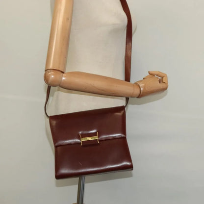 Salvatore Ferragamo Vintage Leather, Brown, Leather, Shoulder Bag