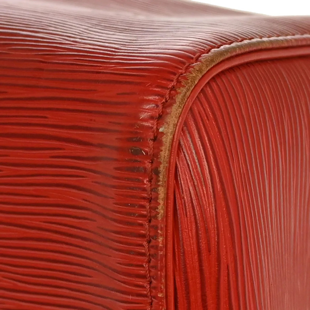 Louis Vuitton Speedy Epi, Red, Leather, Handbag