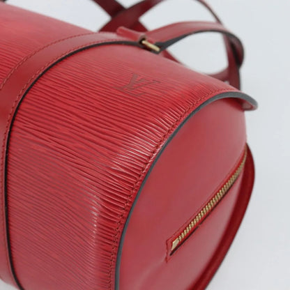 Louis Vuitton Soufflot Epi Leather, Red, Leather, Handbag