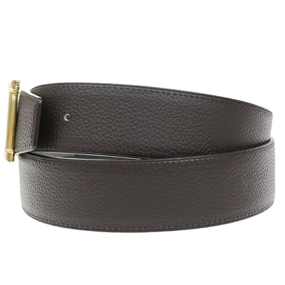 Hermes Constance Reversible Belt Leather, Brown, Leather, Belt