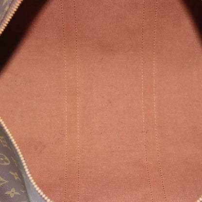 Louis Vuitton Keepall Monogram, Brown, Canvas, Travel Bag