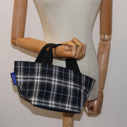 Burberry Nova Check Blue Label Nylon, Navy, Nylon, Handbag